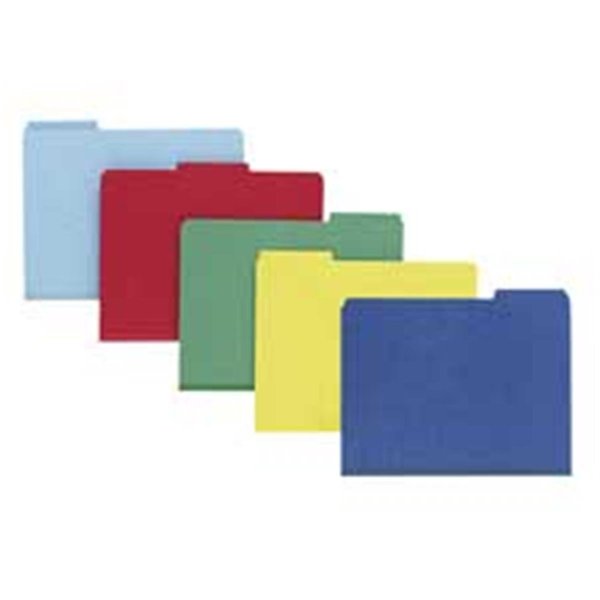 Pen2Paper Folder- .33 AST Tab Cut- 9-12-in.H- Letter- Red PE875239